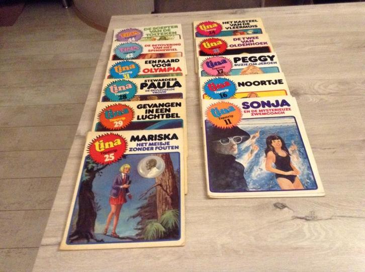 Tina verschillende strips (1979-1982), Boeken, Stripverhalen, Gelezen, Meerdere stripboeken, Ophalen of Verzenden