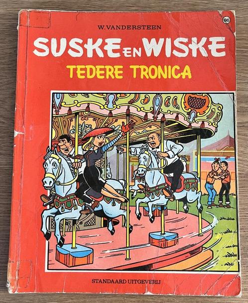 Suske en Wiske - Tedere Tronica - 86-1e dr(1968) Strip, Boeken, Stripverhalen, Gelezen, Eén stripboek, Ophalen of Verzenden