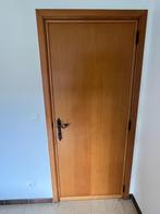 Porte en chêne 201,5x82,5cm, Bricolage & Construction, 75 à 150 cm, Comme neuf, Enlèvement, Autres types