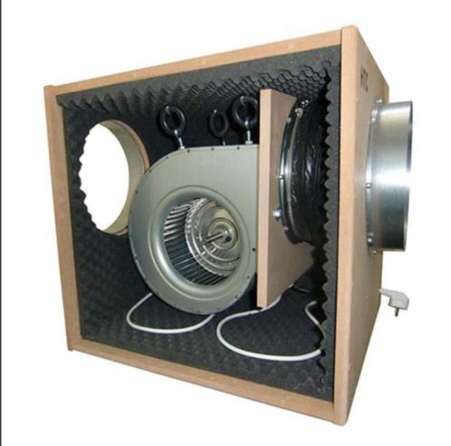 Te koop, 10 luchtafzuigers met geluiddichte pendelmotor, Doe-het-zelf en Bouw, Ventilatie en Afzuiging, Zo goed als nieuw, Afzuiger