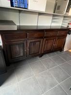 Dressoir volhout, Ophalen, Gebruikt, 200 cm of meer, Met deur(en)