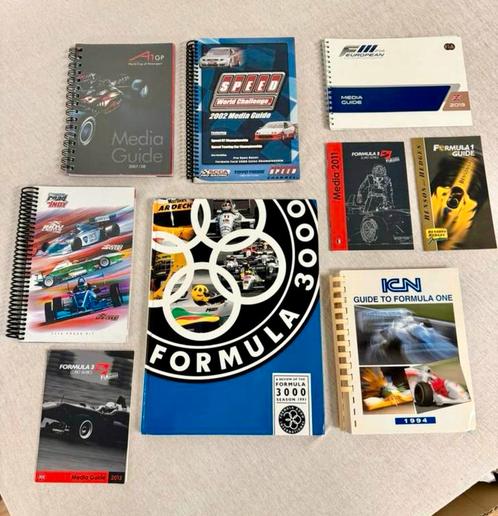 9x Formule 1 formula 3 F1 one three - boeken 1991 t/m 2014, Verzamelen, Automerken, Motoren en Formule 1, Zo goed als nieuw, Formule 1