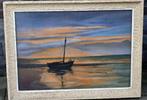Pastel marine signe r van daele, Antiek en Kunst, Ophalen of Verzenden
