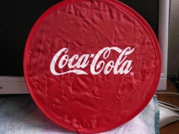 Coca Cola opvouwbare frisbee in opberg tasje met tekst Coca- beschikbaar voor biedingen