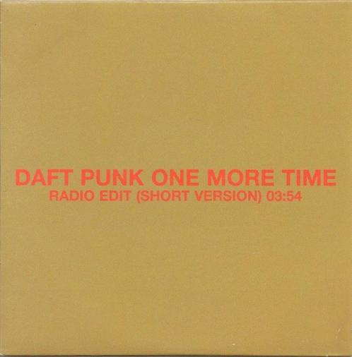 DAFT PUNK ONE MORE TIME Radio Edit (Short Vers.) PROMO CD, Cd's en Dvd's, Cd Singles, Zo goed als nieuw, Dance, 1 single, Verzenden