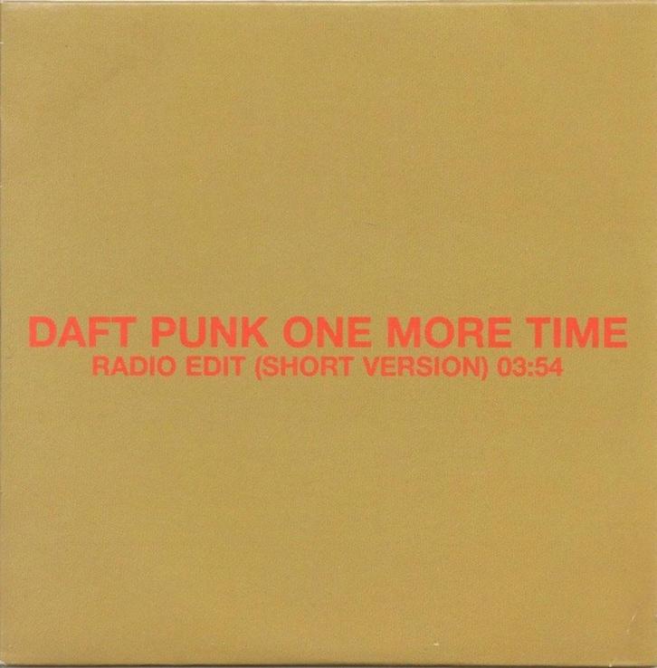 DAFT PUNK ONE MORE TIME Radio Edit (Short Vers.) PROMO CD, Cd's en Dvd's, Cd Singles, Zo goed als nieuw, Dance, 1 single, Verzenden