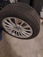 Jantes et pneus d'hiver BMW 5, Autos : Pièces & Accessoires, Pneus & Jantes, Véhicule de tourisme, 18 pouces, Enlèvement, Utilisé