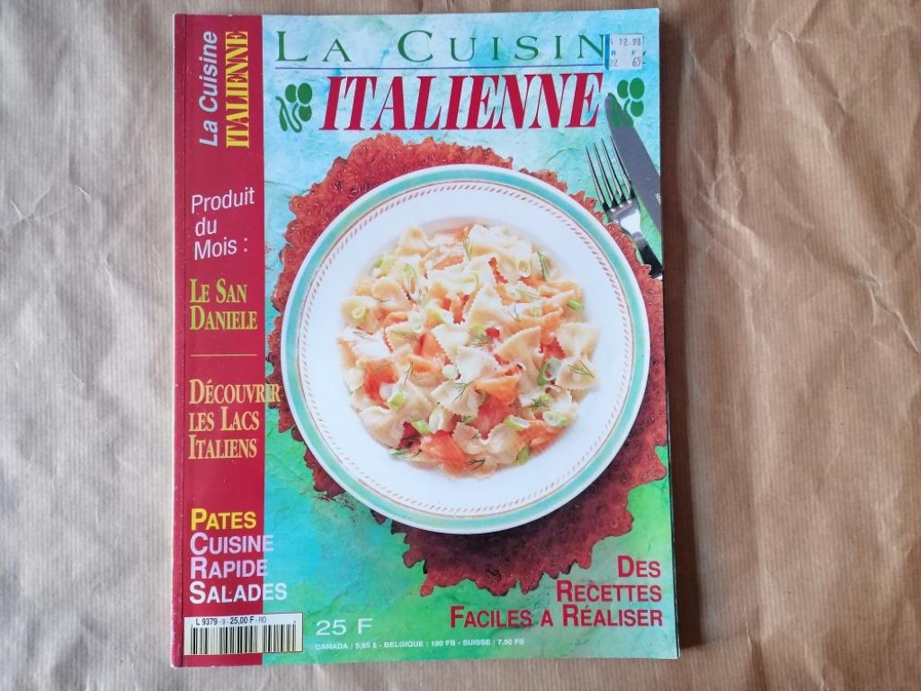 la cuisine italienne des recettes faciles a realiser, Enlèvement ou Envoi, Utilisé
