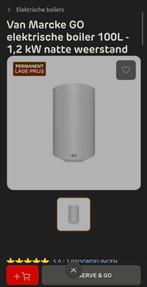 Résistance humide Van Marcke Go 100L avec connecteurs, Moins de 3 ans, Boiler, Enlèvement, Utilisé
