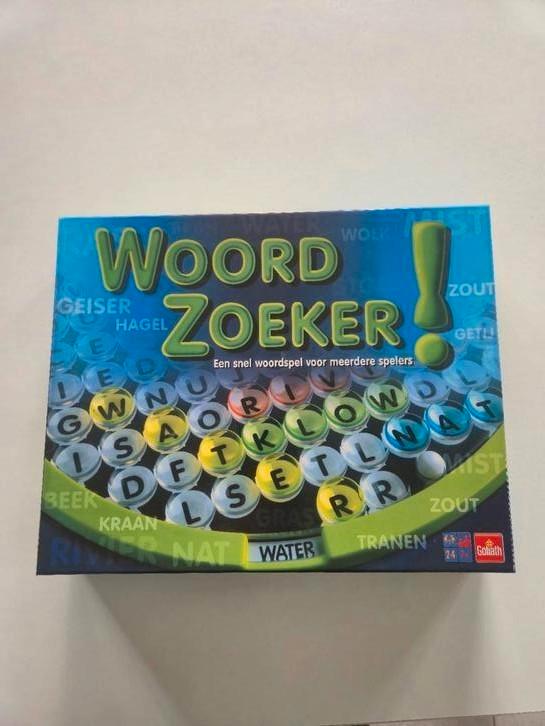 Woordzoeker + Uitbreidingsset, Hobby en Vrije tijd, Gezelschapsspellen | Kaartspellen, Zo goed als nieuw, Ophalen