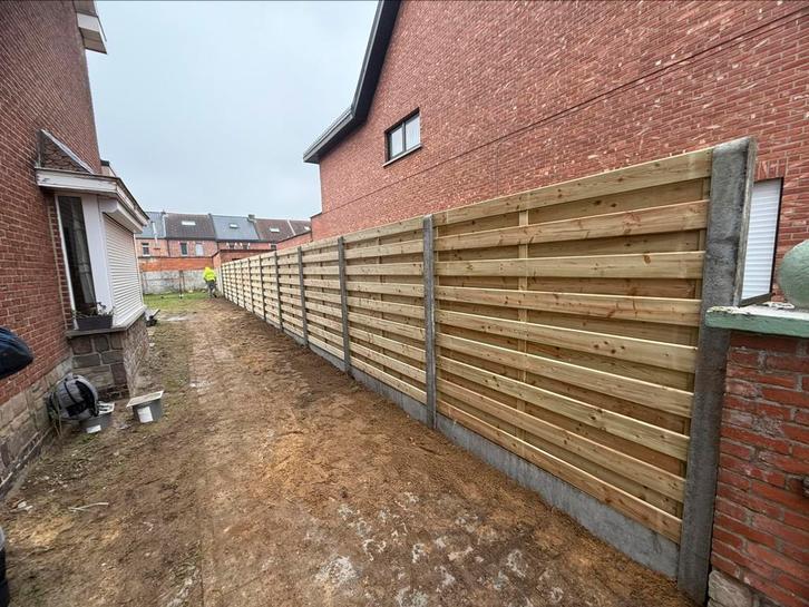 Tuin schuttingen 99€ per lopende meter op twee meter hoogte, Tuin en Terras, Schuttingen, Verzenden