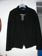 Zwart kort stoffen jasje met knopen, Comme ça, maat 44, Vêtements | Femmes, Vestes & Costumes, Comme neuf, Noir, Taille 42/44 (L)
