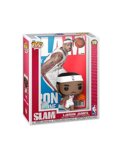 Funko POP Cover Slam NBA LeBron James (19), Collections, Jouets miniatures, Neuf, Envoi