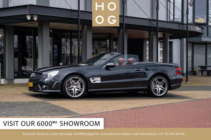 Mercedes-Benz SL-Klasse SL63 AMG (bj 2011, automaat), Auto's, Mercedes-Benz, Bedrijf, Te koop, SL, Lederen bekleding, Open dak