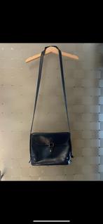 Handtas vintage Delvaux, Handtassen en Accessoires, Tassen | Damestassen, Ophalen, Gebruikt, Blauw, Handtas