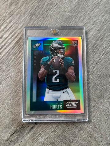 Jalen Hurts 2020 Rookie Panini Score Silver Prizm beschikbaar voor biedingen