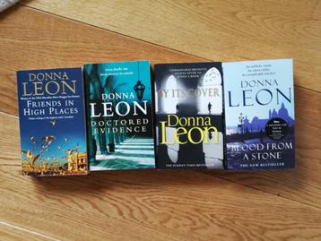 Donna LEON - 4 livres (1) - thriller - anglais - égal. sep.