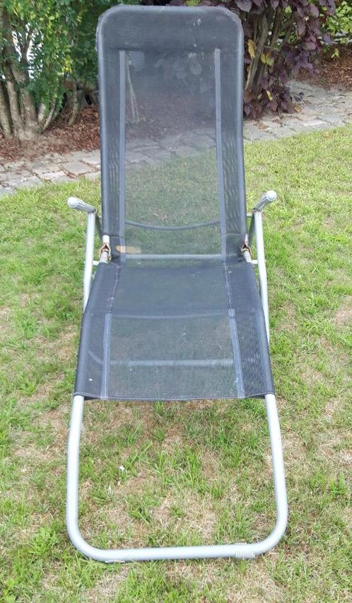 TUINZETEL, Tuin en Terras, Ligbedden, Gebruikt, Aluminium, Verstelbaar, Ophalen