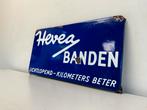 Hevea Banden emaille reclamebord, Antiek en Kunst, Ophalen of Verzenden