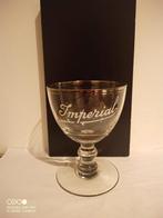 Oud geverfd bierglas Imperial, Verzamelen, Ophalen of Verzenden, Zo goed als nieuw, Glas of Glazen, Overige merken