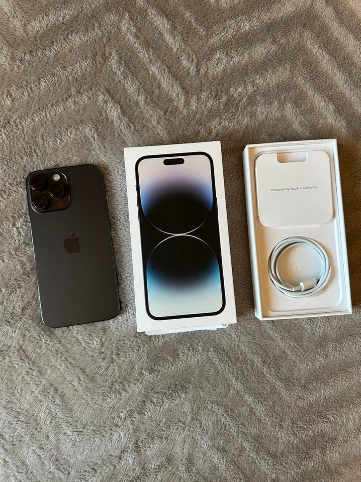 iPhone 14 Pro Max - 256 Go, Télécoms, Téléphonie mobile | Apple iPhone, Comme neuf, 256 GB, iPhone 14, Noir, Enlèvement