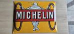 Plaque émaillée Michelin 60 cm x 45 cm bombée, Enlèvement ou Envoi