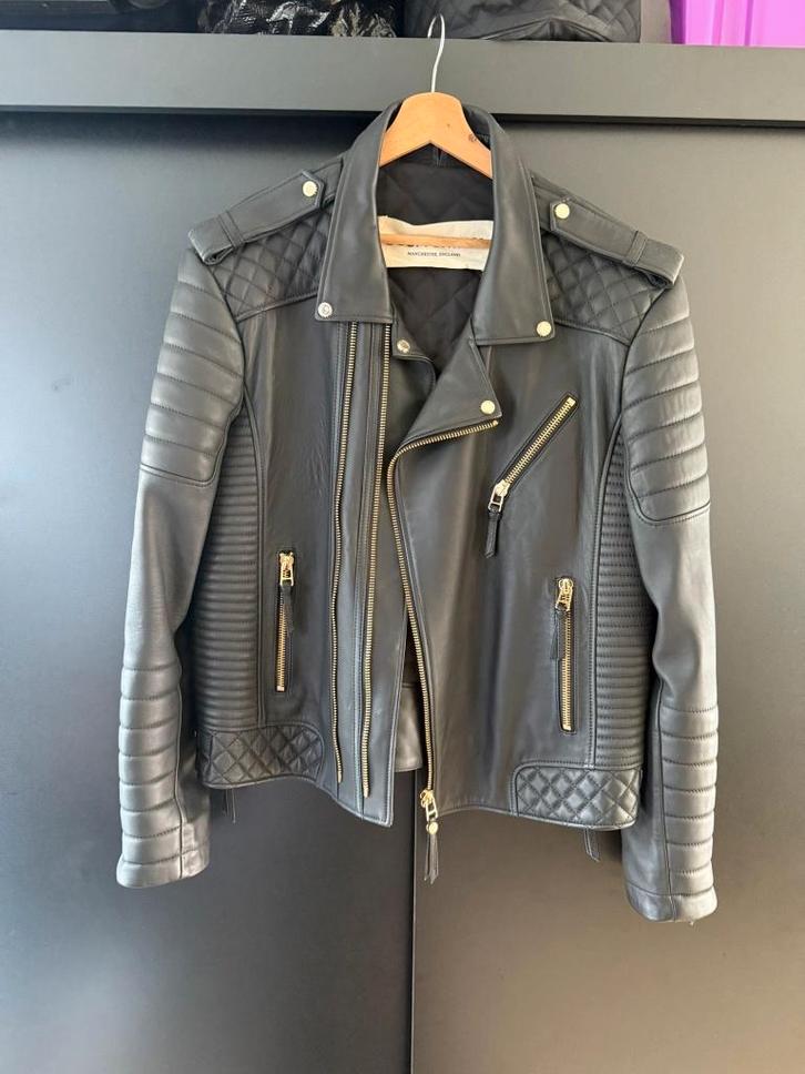 Boda Skin - Alexander Men's Platinum Leather Biker Jacket, Vêtements | Hommes, Vestes | Hiver, Neuf, Taille 56/58 (XL), Noir, Enlèvement ou Envoi