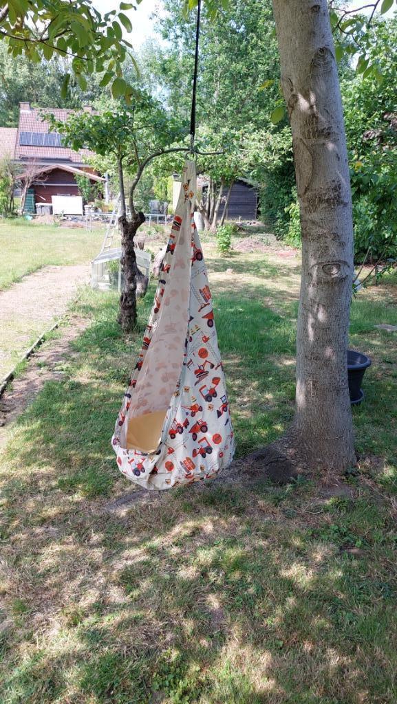 GREENSTELL hangstoel voor kinderen met eieren, Tuin en Terras, Tuinstoelen, Zo goed als nieuw, Ophalen of Verzenden