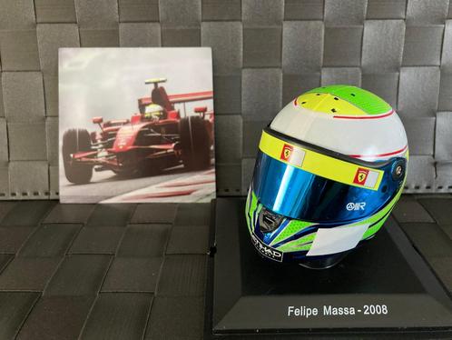Felipe Massa 2008 1:5 helm Ferrari F1 Spark Formule 1, Collections, Marques automobiles, Motos & Formules 1, Neuf, ForTwo, Enlèvement ou Envoi
