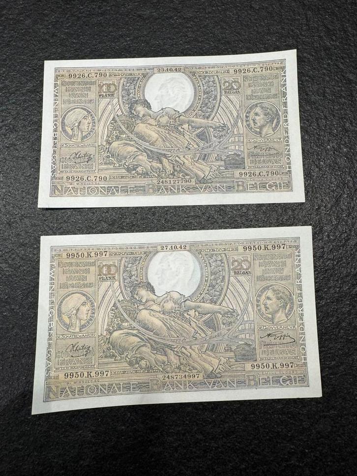 Lot Belgische kwaliteitsbiljetten, Postzegels en Munten, Munten en Bankbiljetten | Verzamelingen, Bankbiljetten, Ophalen of Verzenden