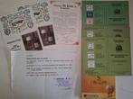 Bier reclames + brief  brouwerij De Kluis Hoegaarden, Verzamelen, Ophalen of Verzenden, Zo goed als nieuw