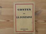 La Fontaine 2 livres Contes et Fables études, Ophalen of Verzenden, Gelezen