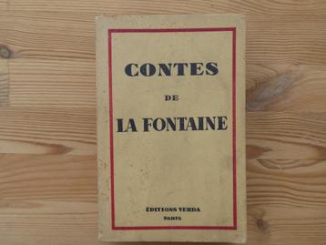 La Fontaine 2 livres Contes et Fables études beschikbaar voor biedingen