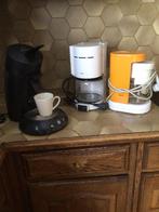 Senseo en twee koffieapparaten braun en krups, Elektronische apparatuur, Ophalen, Gebruikt, Koffiemachine, Gemalen koffie