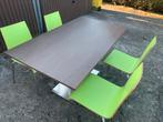 Tafel en 4 stoelen te koop, Huis en Inrichting, Ophalen
