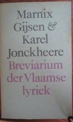 Breviarium der Vlaamse lyriek - Gijsen & Jonckheere, Ophalen of Verzenden, Gelezen