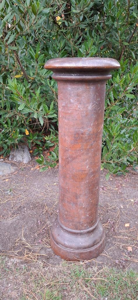 Keramisch geglazuurde schoorsteenpot/chimney - tuinornament, Antiek en Kunst, Curiosa en Brocante, Ophalen