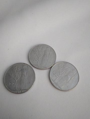 Pièces de 100 lires (3 au total) 1976-77