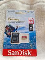 SanDisk extreme 64 gb, Audio, Tv en Foto, Nieuw, Ophalen of Verzenden