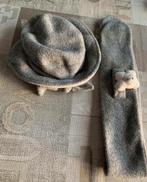 Set voor baby: grijze muts en sjaal, Jongetje of Meisje, Ophalen of Verzenden, ?, Muts