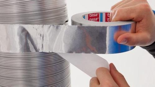 Tape Aluminium pour isolant 50m x 50mm, Doe-het-zelf en Bouw, Isolatie en Afdichting, Nieuw, Vloerisolatie, Muurisolatie, Dakisolatie