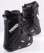 Chaussures de snowboard 37 38 40.5 EU NITRO noir/blanc, Envoi, Utilisé, Chaussures