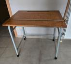 Retro schoolbank, Ophalen, Gebruikt, Bureau
