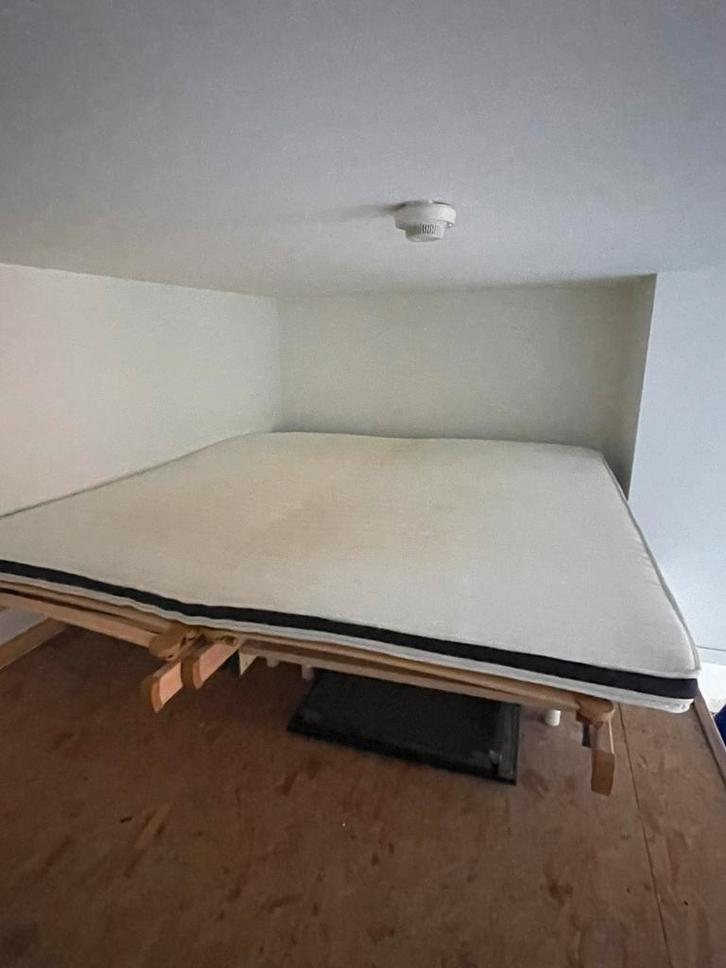 2 x lattenbodem met matras 80x200cm = 160x200cm, Huis en Inrichting, Slaapkamer | Slaapbanken, Zo goed als nieuw, 160 cm, 200 cm