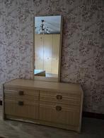 Houten commode met spiegel, Ophalen, Gebruikt