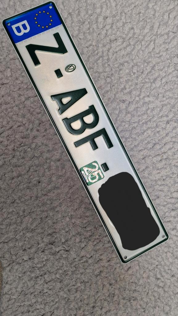 Z plaat transport/keuring, Auto diversen, Autostickers, Ophalen of Verzenden