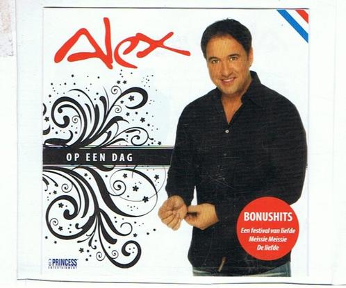 832 - ALEX - OP EEN DAG - NIEUW, Cd's en Dvd's, Cd's | Nederlandstalig, Nieuw in verpakking, Levenslied of Smartlap, Verzenden