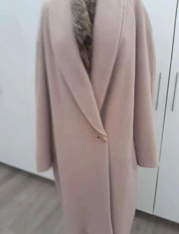 Mantel, Vêtements | Femmes, Vestes | Hiver, Comme neuf, Taille 42/44 (L), Beige, Enlèvement ou Envoi
