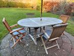 Tuinset in teak, Enlèvement, Comme neuf, Salons de jardin
