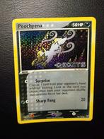 Vintage: Poochyena 70/107 stamped Ex Deoxys, Hobby en Vrije tijd, Ophalen of Verzenden, Zo goed als nieuw